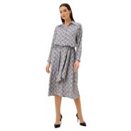 Rinascimento hosszú ingruha szürke mintás, L, XL méret